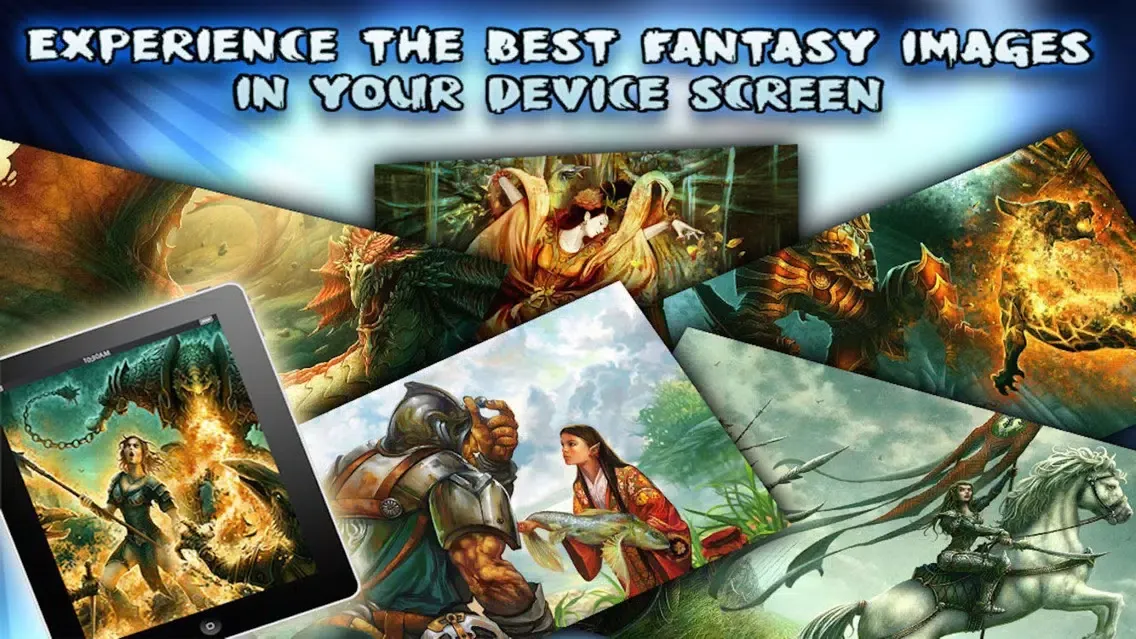 Capturas de tela do Fantasy Wallpaper √