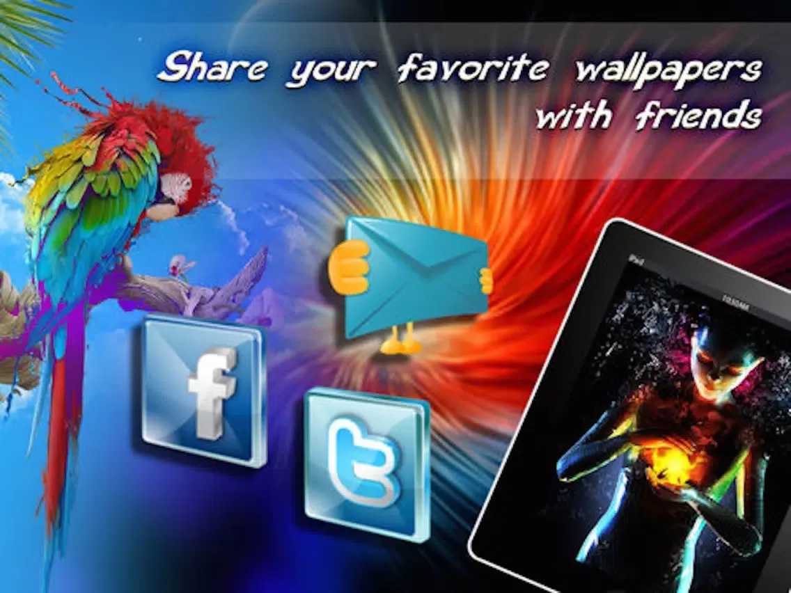Color Wallpapers √ Pro iPad 应用截图