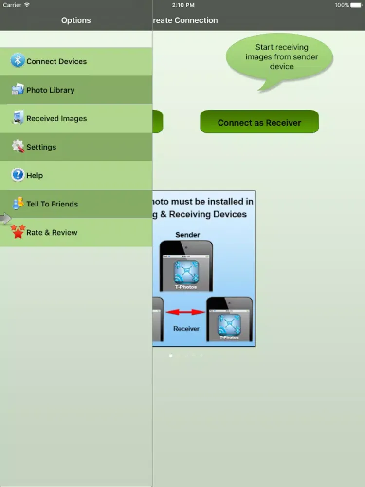 ภาพหน้าจอของ Wireless Photo Transfer Pro - WiFi & Bluetooth Photo Share iPad 