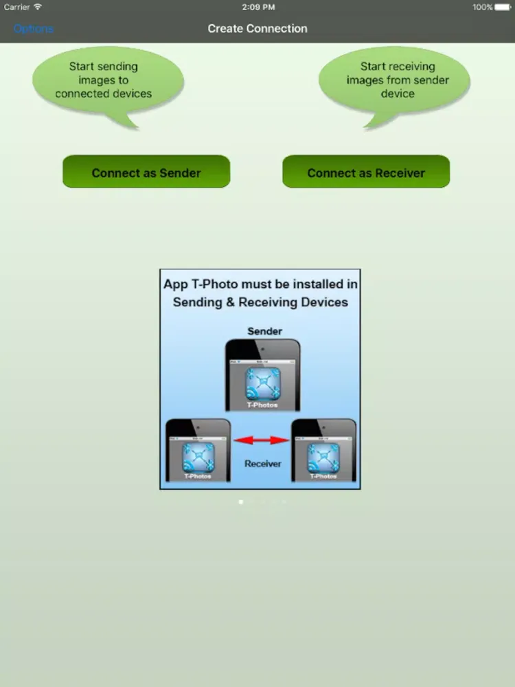 ภาพหน้าจอของ Wireless Photo Transfer Pro - WiFi & Bluetooth Photo Share iPad 