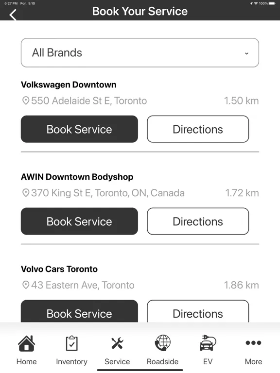 AWIN Group of Dealerships iPad  スクリーンショット