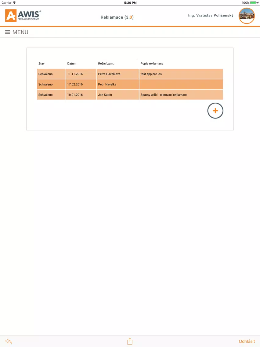 AWIS Servis iPad  スクリーンショット
