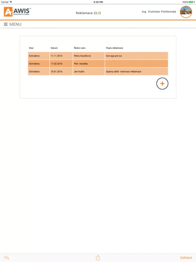 AWIS Servis iPad 應用截圖