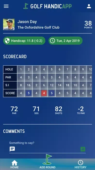 Golf Handicapp應用截圖