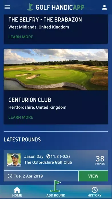 Golf Handicapp應用截圖