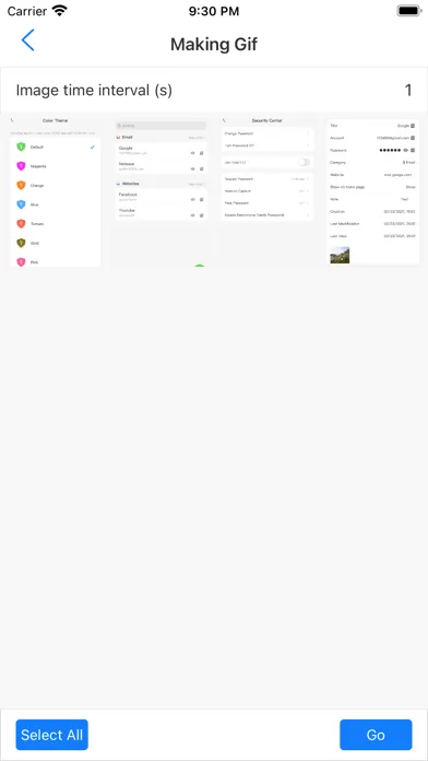 Live Prototype Screenshots