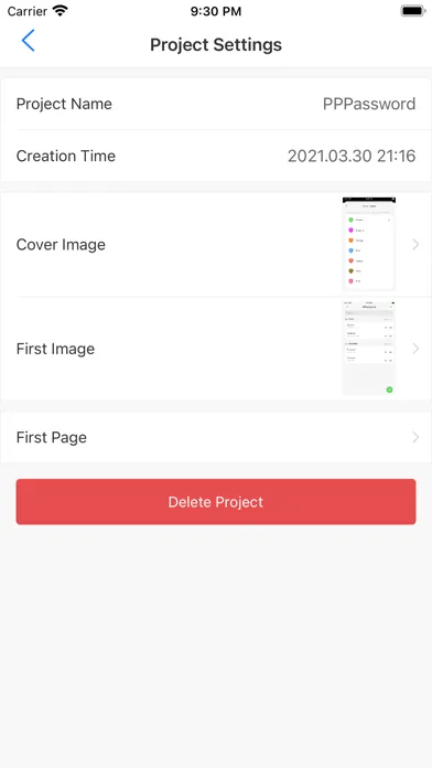 Live Prototype Screenshots