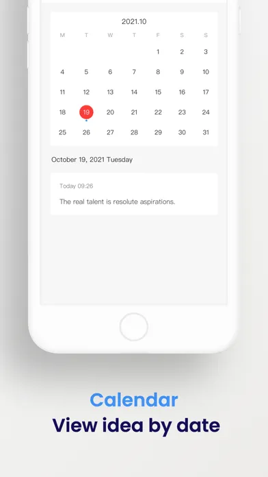 Capturas de tela do An Idea - Keep track of ideas