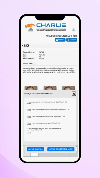 AW RECOVERY SERVICES | CHARLIE স্ক্রিনশট