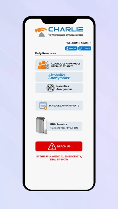 AW RECOVERY SERVICES | CHARLIE স্ক্রিনশট