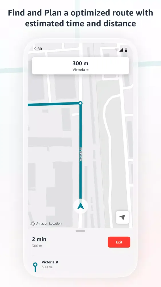 Amazon Location Demo 스크린샷