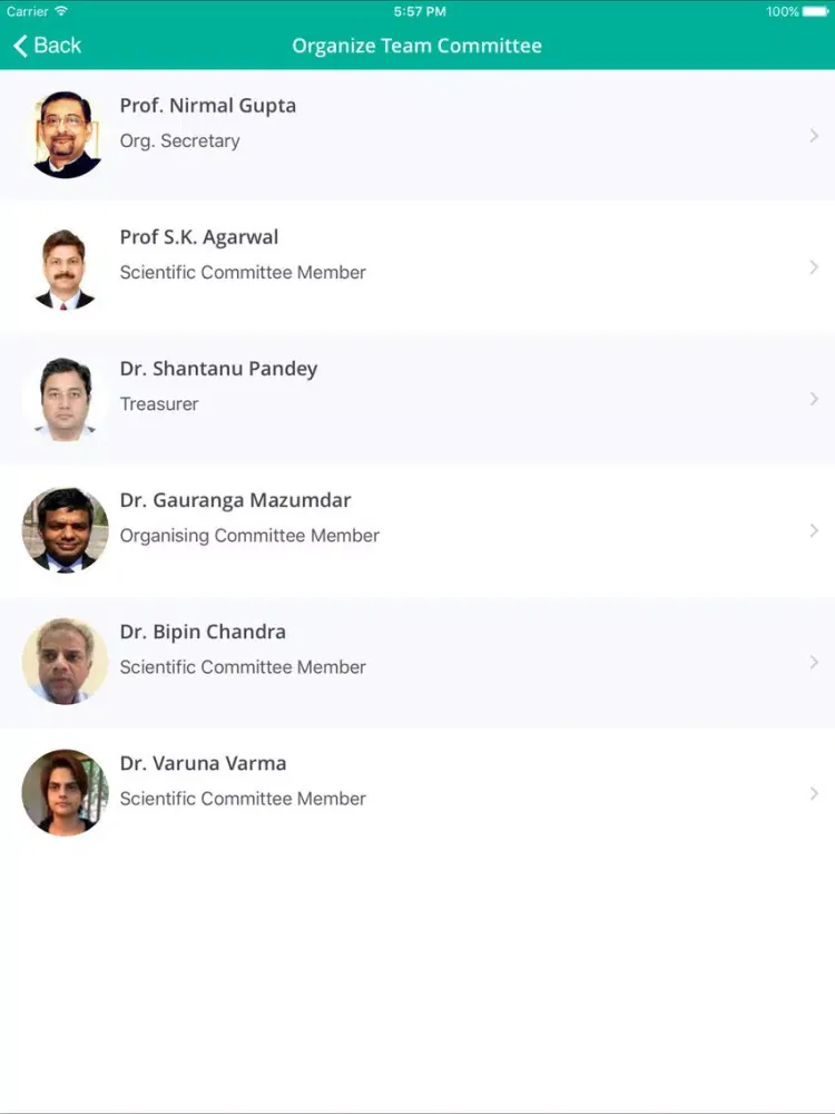 IACTSCON 2016 iPad  スクリーンショット