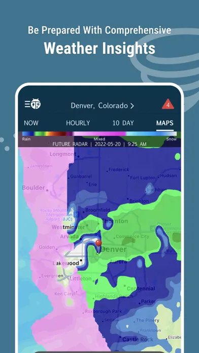 Captures d'écran de WeatherBug – Weather Forecast