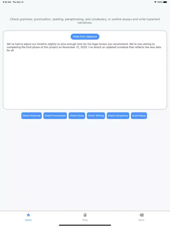 Captures d'écran de English Writing Tutor iPad 