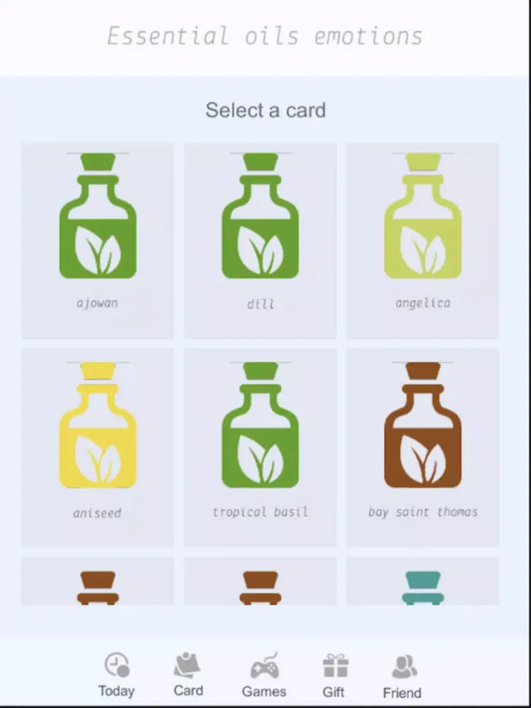 Essential oils emotions iPad  Ekran Görüntüleri