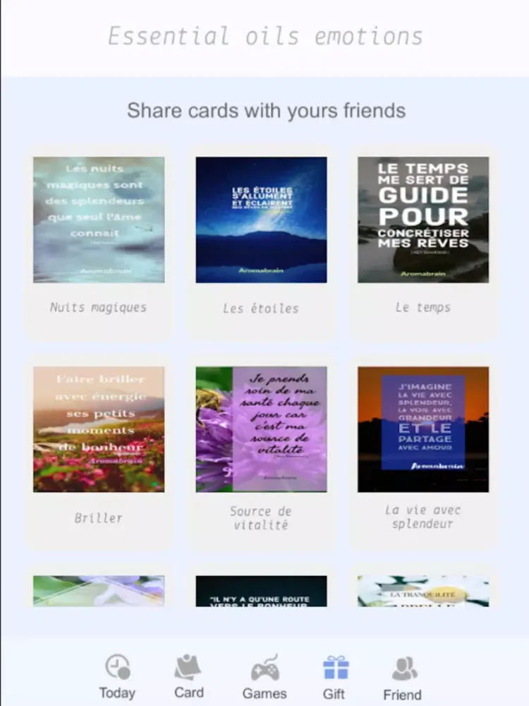 Essential oils emotions iPad  Ekran Görüntüleri