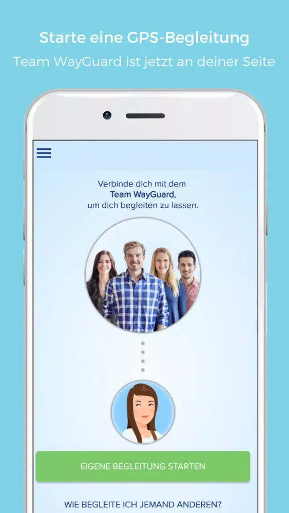 WayGuard - Lass dich begleiten Screenshots
