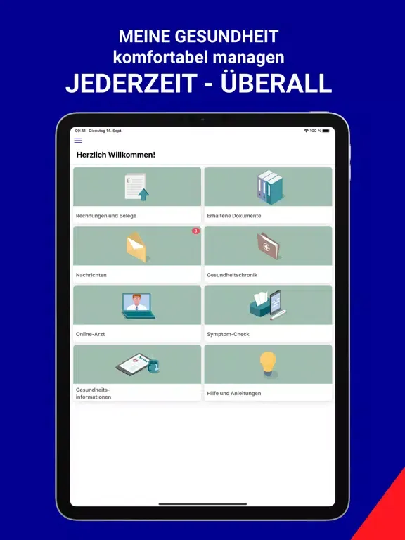 AXA - Meine Gesundheit iPad  سکرین شاٹس