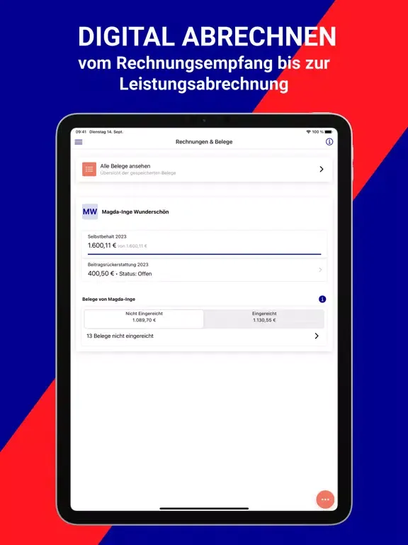 AXA - Meine Gesundheit iPad  سکرین شاٹس