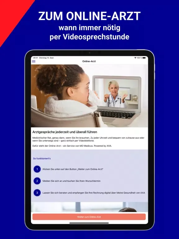 AXA - Meine Gesundheit iPad  سکرین شاٹس