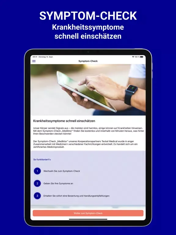 AXA - Meine Gesundheit iPad  سکرین شاٹس