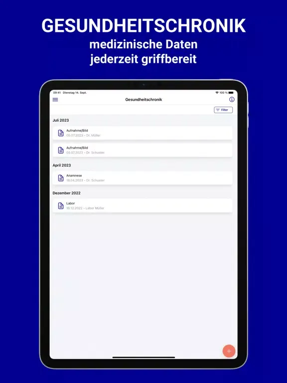 AXA - Meine Gesundheit iPad  سکرین شاٹس