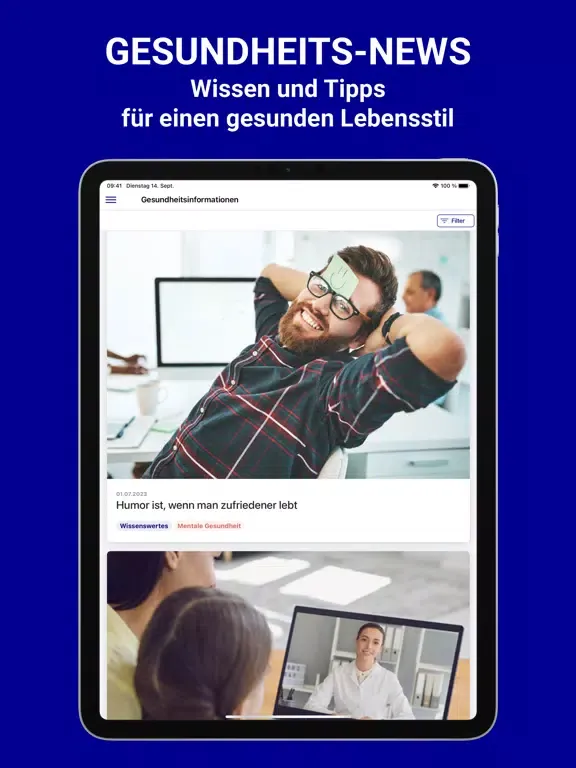 AXA - Meine Gesundheit iPad  سکرین شاٹس