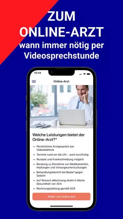 AXA - Meine Gesundheit سکرین شاٹس