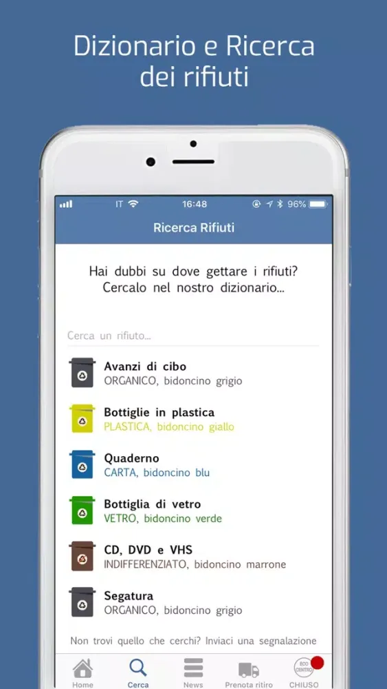 Captures d'écran de AroLE3 Raccolta Differenziata