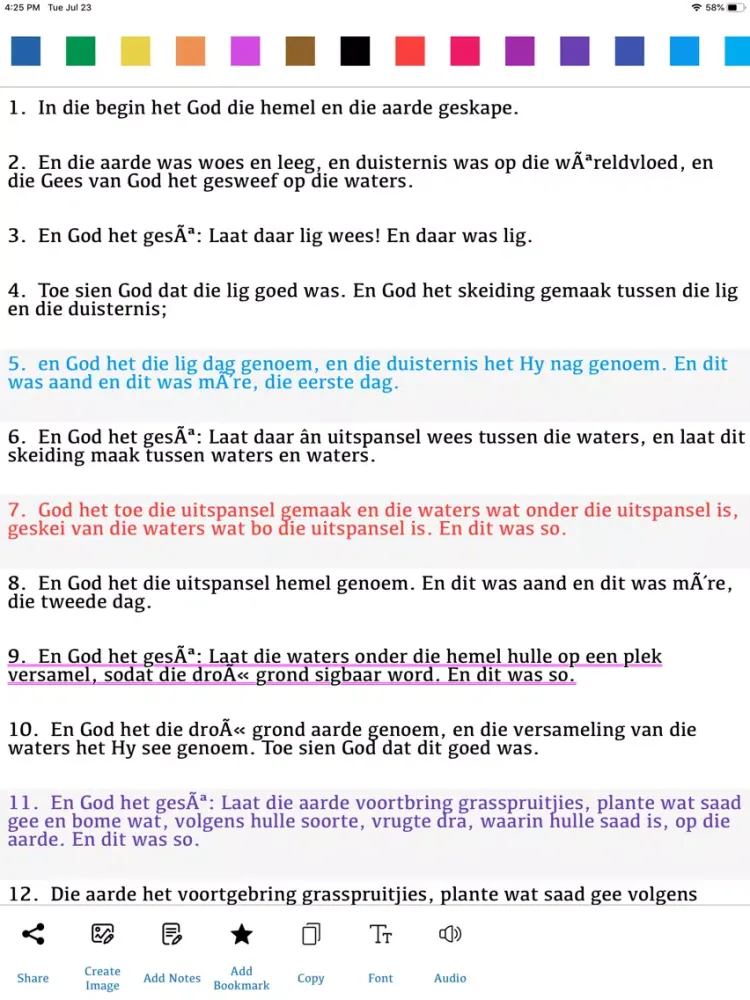 Afrikaans Bible (DIE BYBEL) iPad  Ekran Görüntüleri