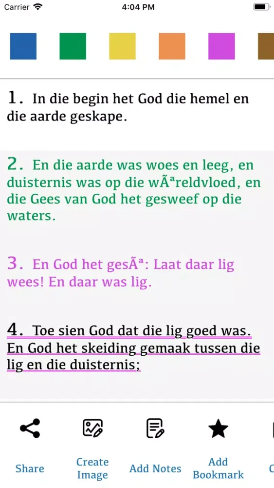 Afrikaans Bible (DIE BYBEL) Ekran Görüntüleri
