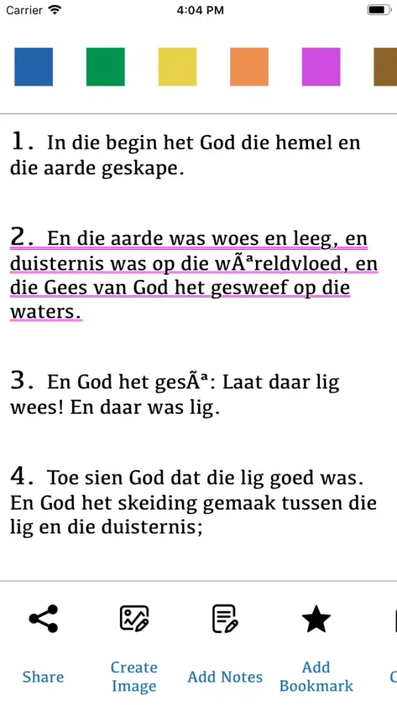 Afrikaans Bible (DIE BYBEL) Ekran Görüntüleri