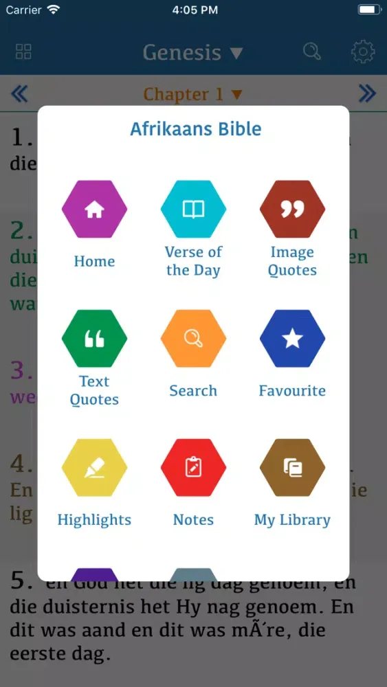 Afrikaans Bible (DIE BYBEL) Ekran Görüntüleri