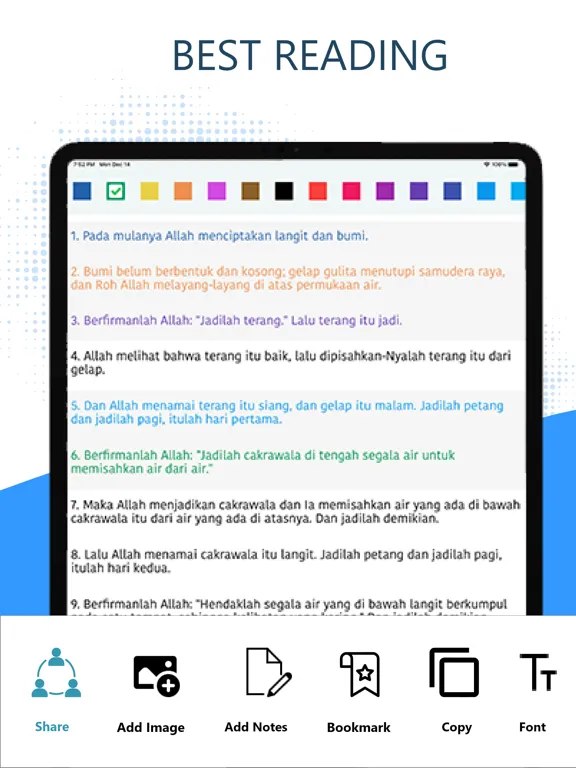 Capturas de tela do Alkitab Bible (Indonesian) iPad 