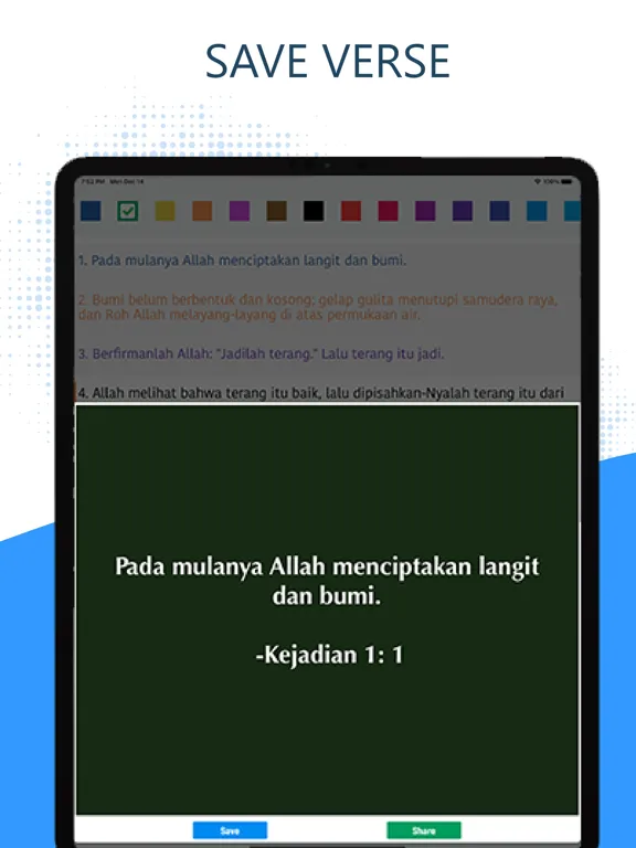 Capturas de tela do Alkitab Bible (Indonesian) iPad 