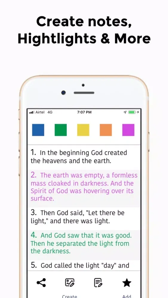 Ảnh chụp màn hình của ESV Bible .