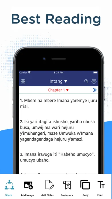 Capturas de pantalla de Kinyarwanda Bible -Biblia Yera
