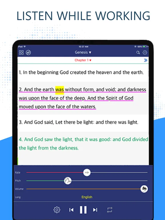 Capturas de pantalla de Malayalam Bible (POC Bible) iPad 