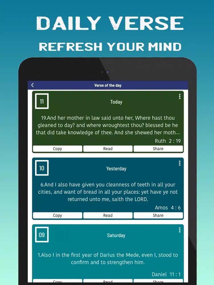 Capturas de tela do Message Bible (MSG) iPad 