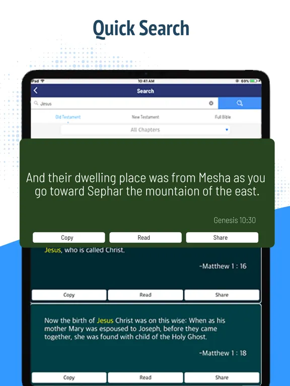 Zrzuty ekranu NASB Bible - NAS Holy Version iPad 