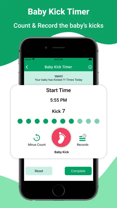 Tangkapan skrin Pregnancy Tracker & Baby Care