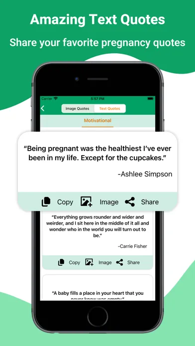Tangkapan skrin Pregnancy Tracker & Baby Care