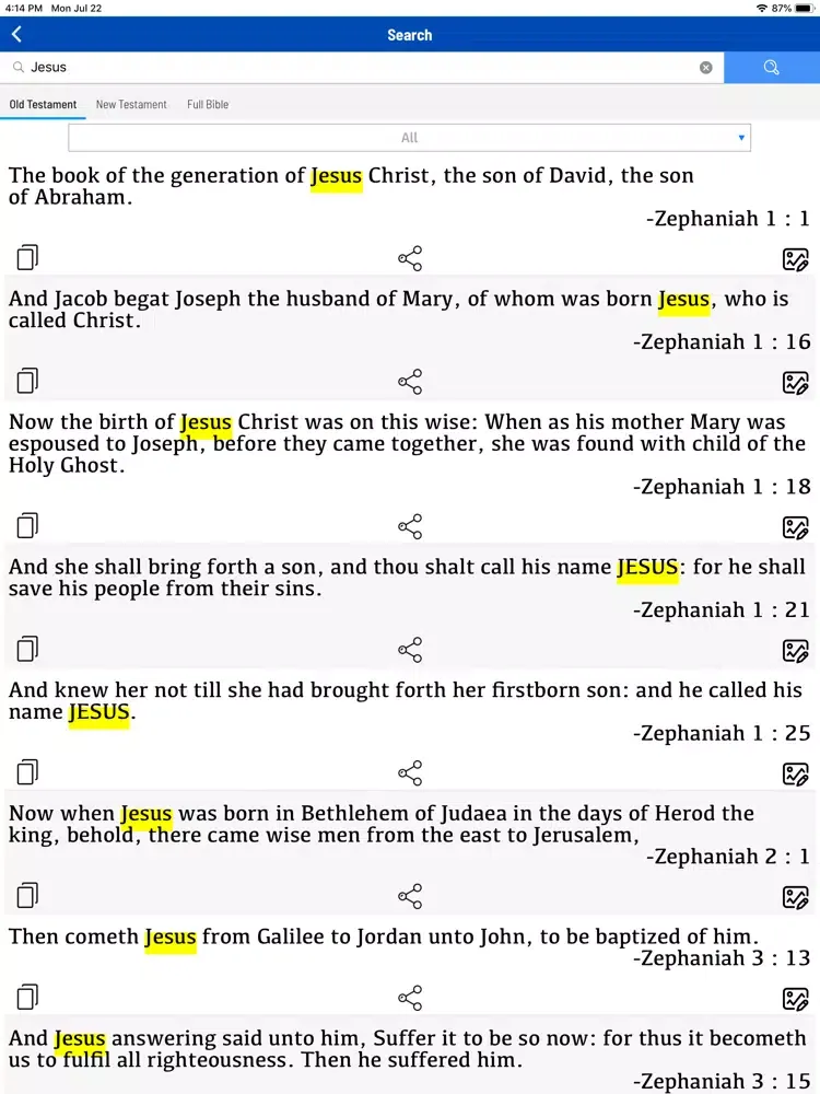 The Living Bible (TLB) iPad 应用截图