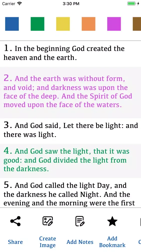 The Living Bible (TLB)应用截图