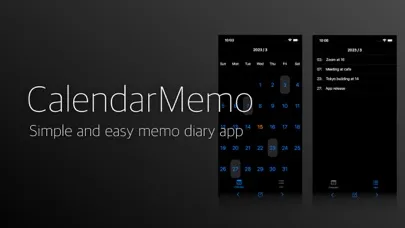 Capturas de tela do Easy to note :CalendarMemo