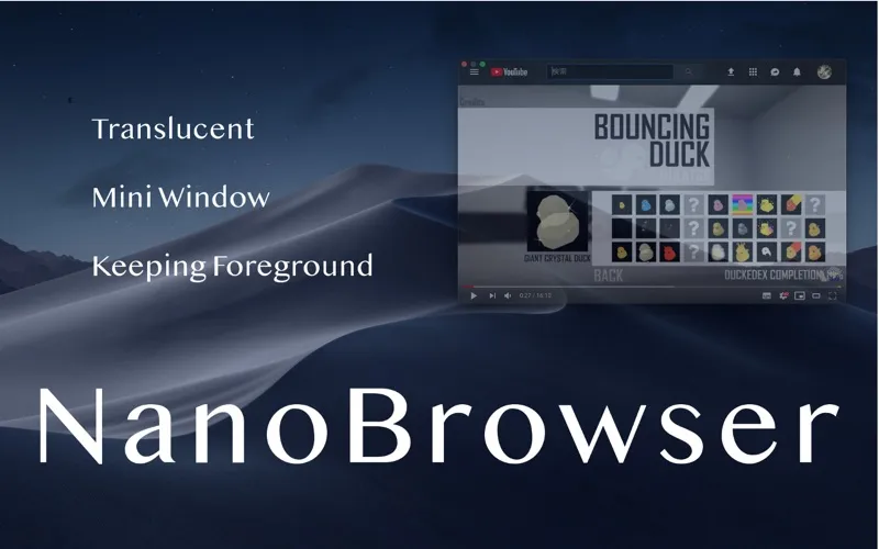Screenshot di NanoBrowser : mini web browser
