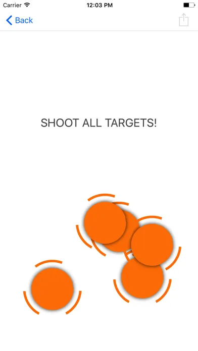 Capturas de tela do S: Reflex test 4 Reaction time
