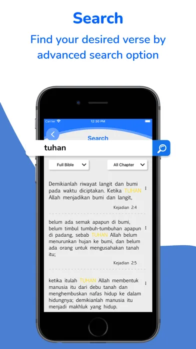 Alkitab Bahasa Indonesian* Ekran Görüntüleri