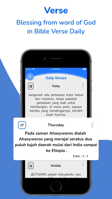 Alkitab Bahasa Indonesian* Ekran Görüntüleri