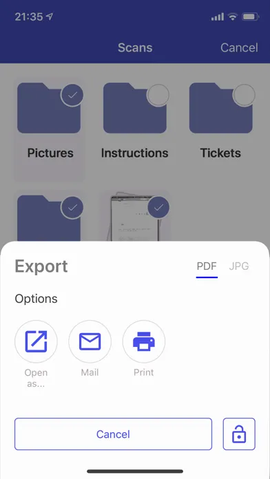 Documents to PDF Scanner स्क्रीनशॉट